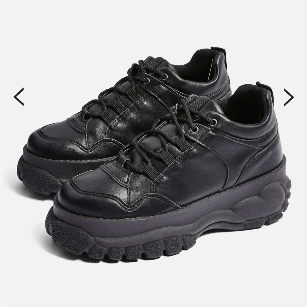 topshop cairo chunky trainers/dad shoes